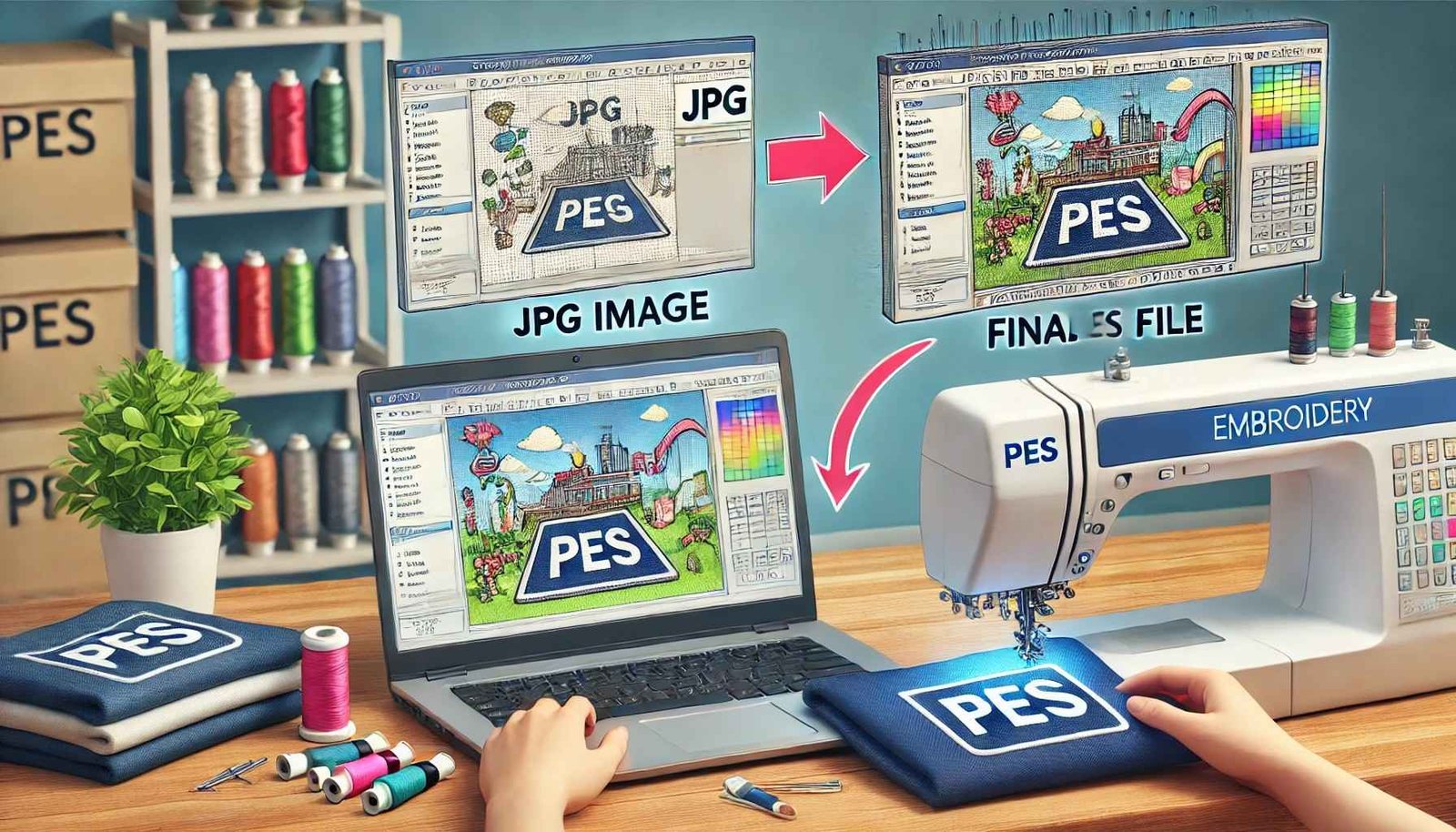 How to convert jpg to pes embroidery file.jpg